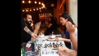 Yemin dizisi Özge Yağız(Reyhan) Doğum gününü Gökberle(Emirle)kutladı