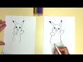 피카츄 그리기 두번째 how to draw pikachu pokemon