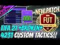 FIFA 21 PRO PLAYER POST PATCH 4231 CUSTOM TACTICS & PLAYER INSTRUCTIONS | META FUT 21 BEST FORMATION