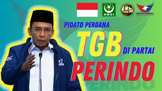 Pidato Perdana TGB di Partai Perindo