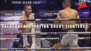 Saenchai Destroying Cocky Fighters