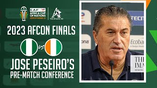 Super Eagles coach Jose Peseiro Press Conference ahead of the 2023 AFCON final against Cote d'Ivoire