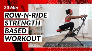 20 Min Row and Ride Pro Strength Circuit to Build & Tone Muscles