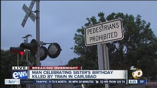 Man killed by freight train in Carlsbad