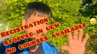 university canada west course registration full | no more courses to register