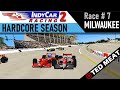 IndyCar Racing 2 - Race #7 - Milwaukee  (Hardcore Season)