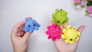 Incredibly easy 💥 How to crochet a mini OCTOPUS in just 30 minutes. Keychain amigurumi