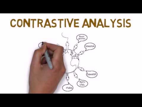 What is meant by contrastive linguistics?