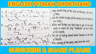 Pitman book exercise-11| Dictation|60 wpm