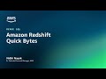 Amazon Redshift Quick Bytes: Merge SQL | Amazon Web Services