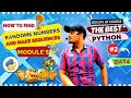 Python Program to Generate a Random Number (Hindi) |  How do #RandomNumberGeneratorInPython
