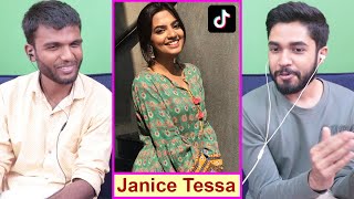 INDIANS react to Janice Tessa's Tik Tok Videos