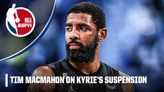 Tim MacMahon on Kyrie Irving's future with the Nets & suspension | NBA on ESPN