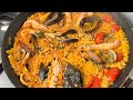 Paella de marisco.#Seafood paella 🥘 Italian food official 2023