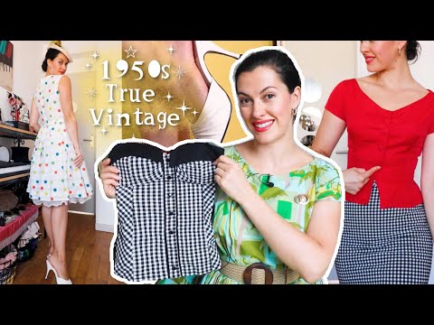 Birthday Vintage Repro Haul Try On Vintage Tips Tricks Youtube