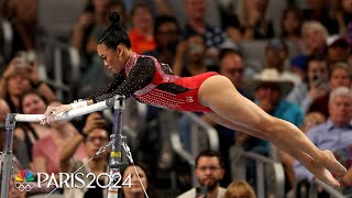 Suni Lee battles back to finish fourth all-around at 2024 U.S. Championships | N