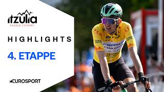 Nächstes Duell zwischen Seixas und Red Bull | Highlights deutsch | 4. Etappe | Baskenland-Rundfahrt