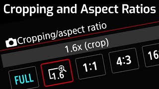 Cropping and Aspect Ratios - EOS R5 Tip 12