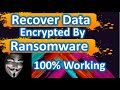 How to recover data encrypted by Ransomware, How to decrypt encrypted files | Shreyas Solution