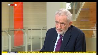 Labour Leader Jeremy Corbyn's Interview on Sky's Ridge on Sunday