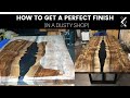 Perfect Table Finish (in a dusty garage)—Wood Table Finishing—How To Stain Wood