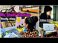 🙇 My Daily routine 📚 Study Vlog in hindi || Study with me Priyanka tilawat #Study_vlog #Studywithme