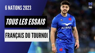 TOURNOI 2023 - LES 21 ESSAIS DU XV DE FRANCE