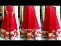 How to make kalidar { Anarkali } lahnga with BORDER / LACES | FULL TUTORIAL | DIY How to make kalidar { Anarkali } lahnga with BORDER / LACES | FULL TUTORIAL | DIY