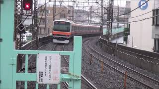 武蔵野線E231系MU1編成　南浦和駅到着＆発車