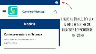 Come effettuare l'accesso ai servizi al cittadino