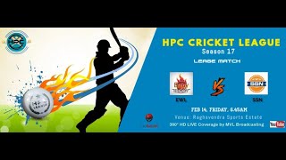 HPC CRICKET LEAGUE  SEASON-17 ( SSN TEAM  v/s  EWI )