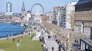 Düsseldorf City, Germany Walking Tour | Summer 2022 (Duesseldorf)