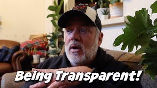 BEING TRANSPARENT!