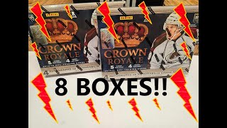 8 Hobby Boxes of 2013-14 Crown Royale Hockey!!!