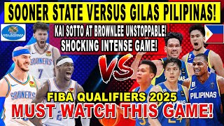 GILAS PILIPINAS vs SOONER STATE - Grabe Brownlee Hangtime at Sotto Shocking Clutch Shot! FIBA 2k