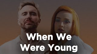 David Guetta & Kim Petras - When We Were Young (1 hour straight) full