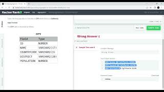 HackerRank SQL || Revising Aggregations - The Sum Function || SQL Learning