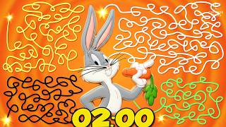 2 MINUTE Timer - BUGS BUNNY (COOKIE BOMB)🐰🍪 EASTER Countdown with Music