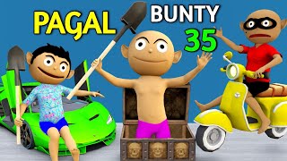 PAGAL BUNTY 35, Bunty Babli Show, Bittu Sittu, CS Bisht Vines, Cartoon, Desi Comedy, Joke Of, Chintu