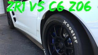 ZR1 (6xx WHP) vs C6 Z06 (580 WHP)