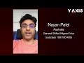 Y-Axis Client Nayan Patel Testimonial on #Australia General Skilled Migrant Visa || Y-Axis Reviews