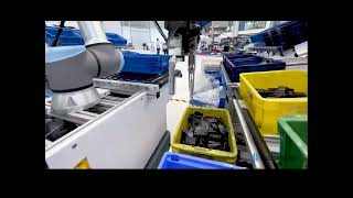 AGV Robot with UR robot Universal Robot for  handling robot