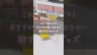 【オタ活】神商品発見…！好きなアクキーを組み合わせて飾れるアイテムが可愛いすぎる〜🫶🏻　#オタ活 #推し活