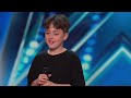 12-year-old Alfie Andrew receives a STANDING OVATION for Hold My Hand  Auditions  AGT 2023