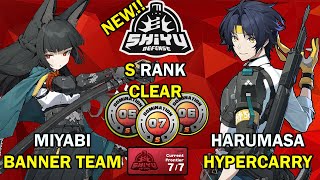 Miyabi Banner Team \u0026 Harumasa | NEW Shiyu Defense Critical 5-6-7 S Rank | Zenless Zone Zero 1.4