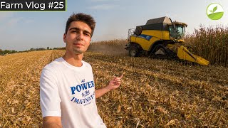 LA MIA PRIMA TREBBIATURA DEL MAIS! Trebbiatura Mais 2021 | New Holland CR 9080 - FarmVlog #25