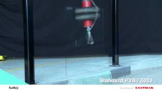 Saflex Structural vs. Standard PVB interlayer - Twin Tire Demo