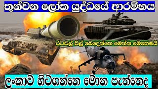 තුන්වන ලෝක යුද්ධයක් ඇති වේවිද | තුන්වන ලෝක යුද්ධයේදී රටවල් පිල් බෙදෙන ආකාරය😱🚀Sinhala