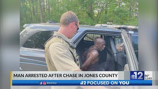 Laurel man arrested after Jones County chase