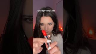 Applying new fake lipstick on you #asmr #shortsvideo #shortsyoutube